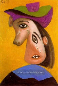  kubist - Tete Woman en pleurs 1939 kubist Pablo Picasso